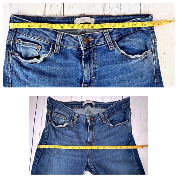 Jeans Zara Women’s Basic Denim Rag  Bone  Stretchy.Size 6 - Picture 9 of 14